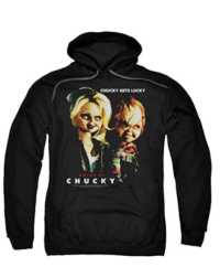 Bride Of Chucky Horror Comedy Movie Chucky Gets Lucky Adult Pull-Over Hoodie