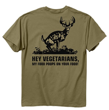 Buck Wear Food Poops Short Sleeve Tee, Prairie Dust