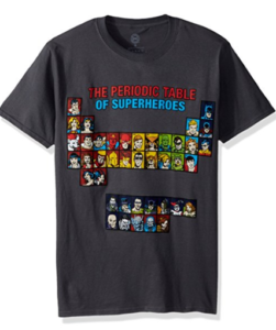 DC Comics Periodic Table Of Super Heroes Men's T Shirt - Epic Shirt Shop