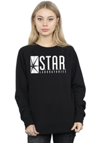 DC Comics Women’s The Flash Star Labs Sweatshirt