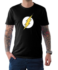 Decrum The Flash T Shirt – Mens Superhero Red Shirt – Deal Of The Day