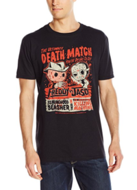 FunKo Men’s Pop! T-Shirts – Horror – Freddy Vs Jason