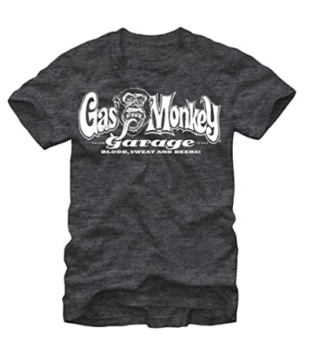 Gas Monkey Blood, Sweat, and Beers Mens Graphic T Shirt