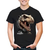 Jurassic World Men’s Tear Through Short Sleeve T Shirt