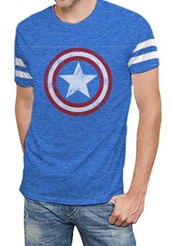 Marvel Comics Avengers Age of Ultron Varsity Logo Mens T-shirt