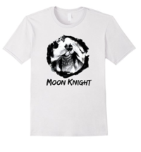 Moon Knight Paint Smudge Print Graphic T-Shirt