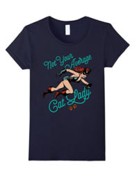 Not Your Average Cat Lady Superhero T-Shirt