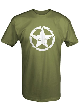 Oscar Mike Military Star T shirt