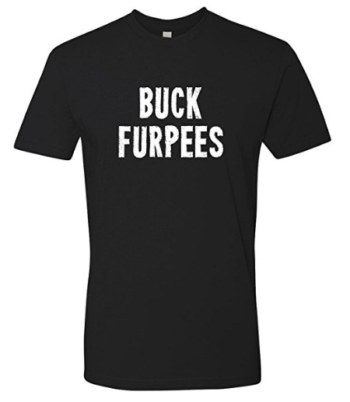 Panoware Men’s Funny Workout T-Shirt Buck Furpees Workout Fitness