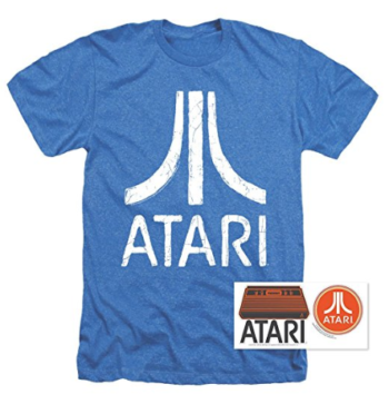 Popfunk Atari Video Game Retro Logo Vintage Gaming Console T Shirt & Stickers