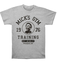 Rocky Mick’s Gym Training 1976 Distressed Heather Gray T-shirt Tee