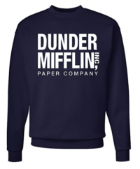 Superior Apparel Dunder Mifflin Paper Company The Office Adult Crewneck Sweatshirt