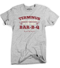 Superluxe™ Mens Terminus BBQ Vintage Style Zombie Apocalypse T Shirt