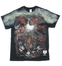 The Walking Dead Zombies Under the Moon Graphic Adult T-Shirt