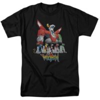 Voltron Defender Of The Universe TV Show Voltron’s Lions Adult T-Shirt