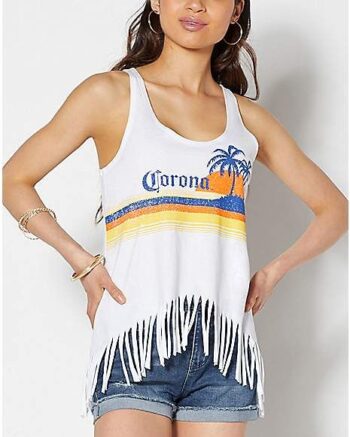 Corona Fringe Tank Top