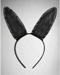 Fishnet Bunny Ears Headband