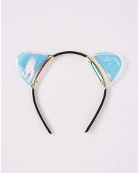 Iridescent Cat Ear Headband