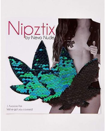 Magic Sequin Leaf Nipple Pasties