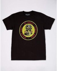 Strike First Strike Hard No Mercy T Shirt - Cobra Kai