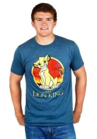 Lion King Simba Circle Mens T-Shirt