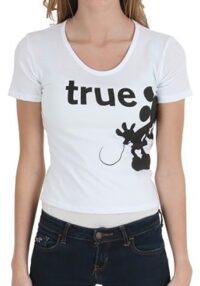 True Love Mickey & Minnie Juniors T-Shirt