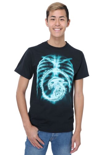 Alien Chest X-Ray Mens T-Shirt