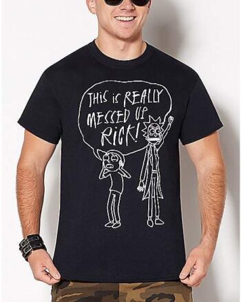 Messed Up Rick and Morty T Shirt