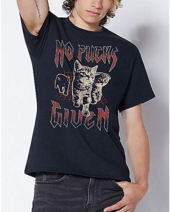 No Fucks Given Cat T Shirt