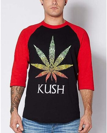 Rasta Kush Raglan T Shirt