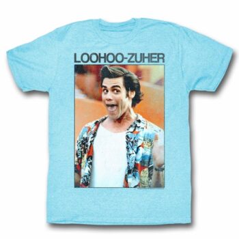 Ace Ventura Shirt Loohoo Zuher Adult Light Blue Tee T-Shirt