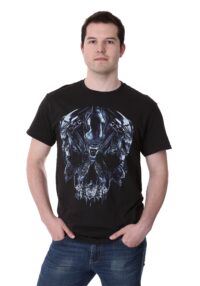 Alien Skull Montage Men's T-Shirt