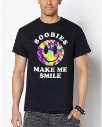 Boobies Make Me Smile T Shirt