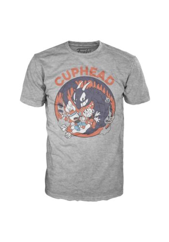 Pop! Tees: Cuphead Mugman Devil Adult Shirt