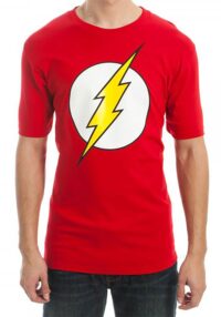 DC Comics Flash Logo Men's Red T-Shirt