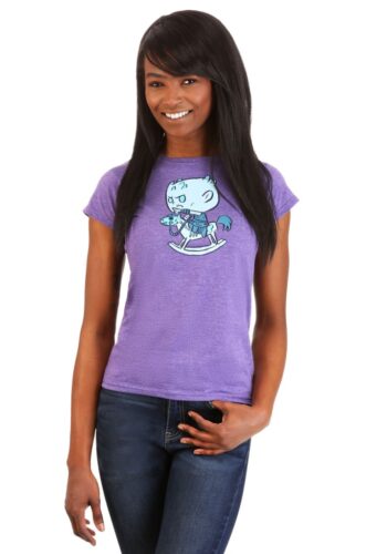 Funko Super Cute Tees: Game of Thrones Night King Horsey Purple T-Shirt for Women