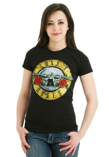 Guns N Roses Distressed Bullet Juniors T-Shirt