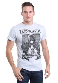 Labyrinth Poster Ice Gray Men's T-Shirt