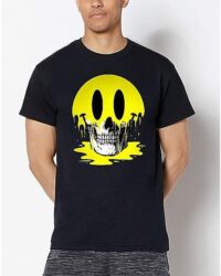 Melting Smile Skull T Shirt