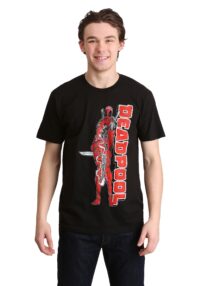 Men's 90s Classic Deadpool Black T-Shirt