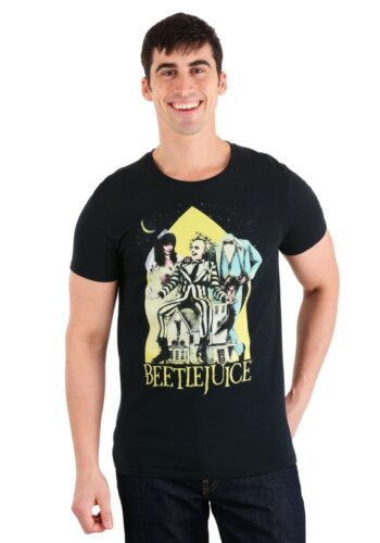 Men's Beetlejuice Black Tee