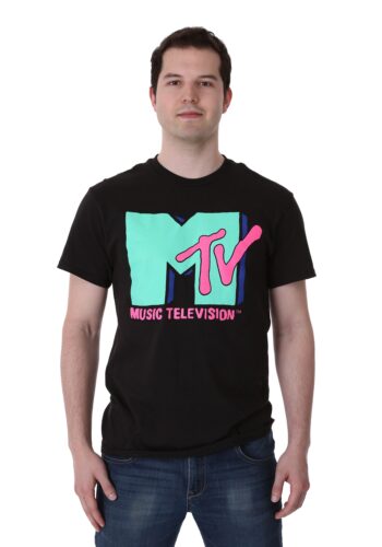 Men's Cyan MTV T-Shirt