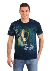 Men's Pink Floyd The Wall Screaming Face Tie-Dye T-Shirt