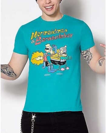 Mermaid Man And Barnacle Boy T Shirt - SpongeBob SquarePants