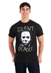 Michael Myers Silent But Deadly Black T-Shirt