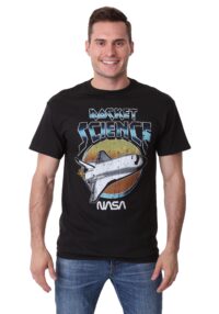 NASA Rocket Science Metal Album T-Shirt for Men