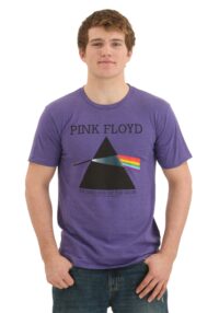 Pink Floyd Darkside of the Moon Heather Purple T-Shirt