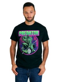Predator Retro Comic Adult T-Shirt For Men