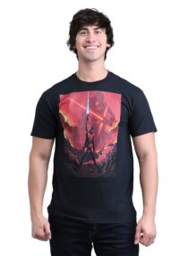 Star Wars The Last Jedi Force Firelight Mens T-Shirt