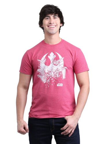 Star Wars The Last Jedi Rebel Ships Men's T-Shirt